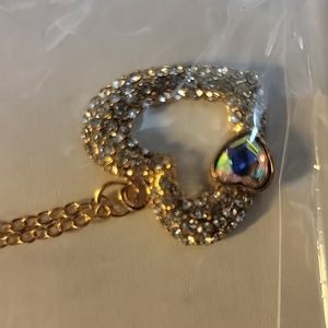 Paparazzi heart necklace and earrings set